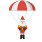 Santa Claus parachute